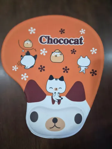 Mousepad estampa de gato estilo kawaii