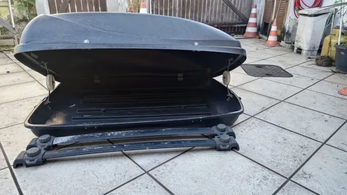Bagageiro Maleiro de Teto Automotivo Grande com Travessas