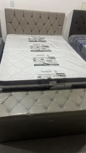 Cama box completa premium com colchão separado