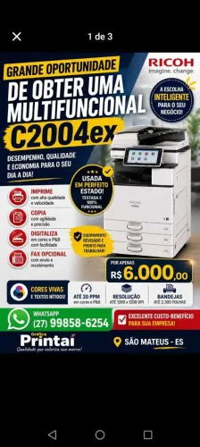Impressora laser grande porte