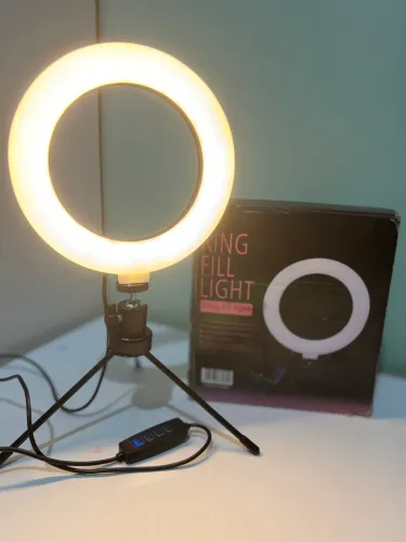 Ring Fill Light - Iluminação Profissional para Vídeos e Fotos