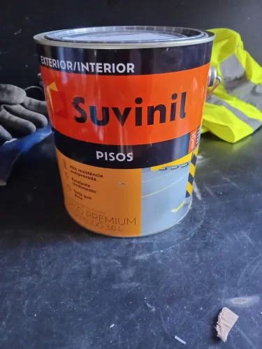 Tinta piso premium suvinil cinza