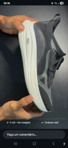 Tenis de corrida mizuno neo aura tam 42