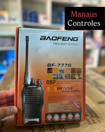 Rádio Comunicador Baofeng BF-777S - Kit completo UHF/ VHF ( Promoção )