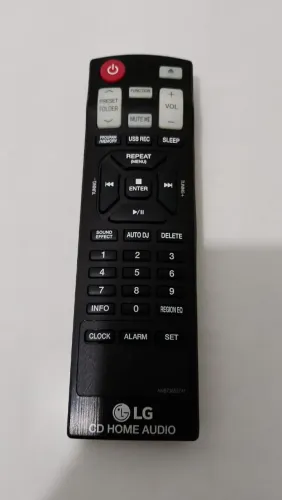 CONTROLE REMOTO APARELHO DE SOM LG ORIGINAL FUNCIONANDO