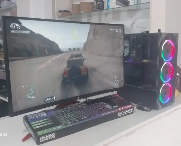 Core i7 / 8GB RAM/ssd 256gb m.2 / monitor 27 polegas fhd curvo 240hz