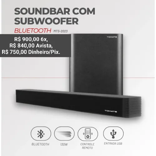 Soundbar Tomate MTS-2023 ( 130Rms )