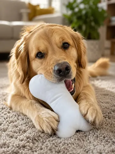 Ossinho Pet Almofada Fofinha e Brinquedo Pet para Cães