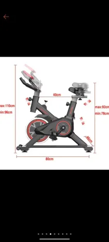 Bicicleta Bike Ergometrica Spinning Academia Fitness Profissional 120kg