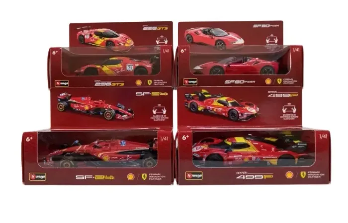 Coleção Completa Miniaturas Scuderia Ferrari HP Original 2025!