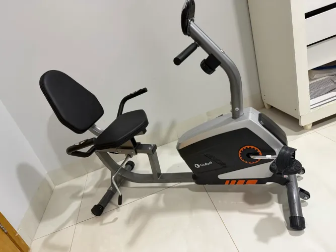 Bicicleta Ergométrica Magnética Horizontal Gallant Elite Preto