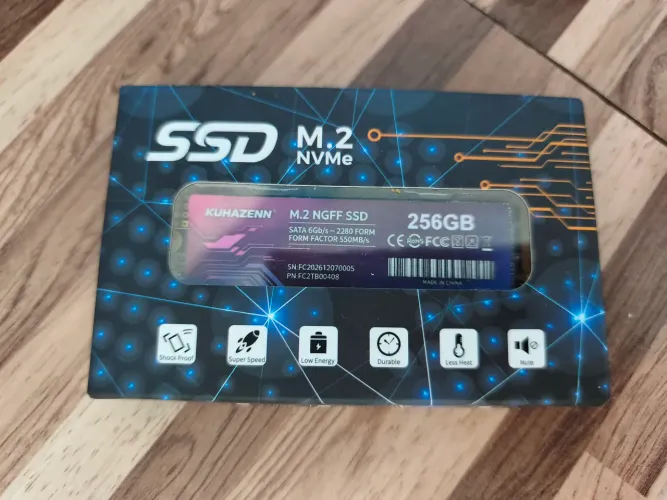 Ssd de 256 gb modelo ngff 2280
