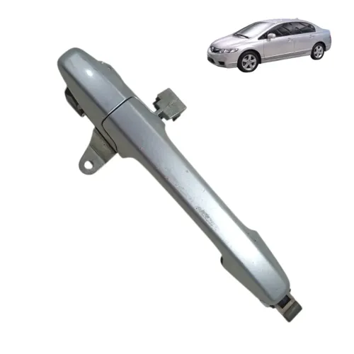 Macaneta Externa Honda Civic Dianteira Direita 2006 2011 Cinza Dianteira