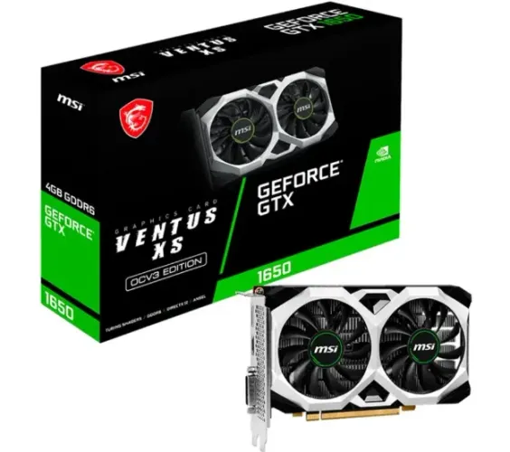 Placa De Vídeo Nvidia Galax Gtx 1650 Ventus 4gb+brinde (Usado)