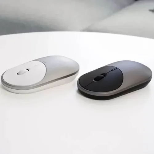 Mouse Xiaomi SEM FIO Bluetooth + Wireless (2.4GHz) - Modelo Portable