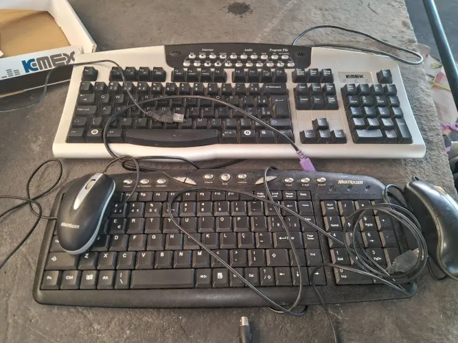2 mause e 2 teclados