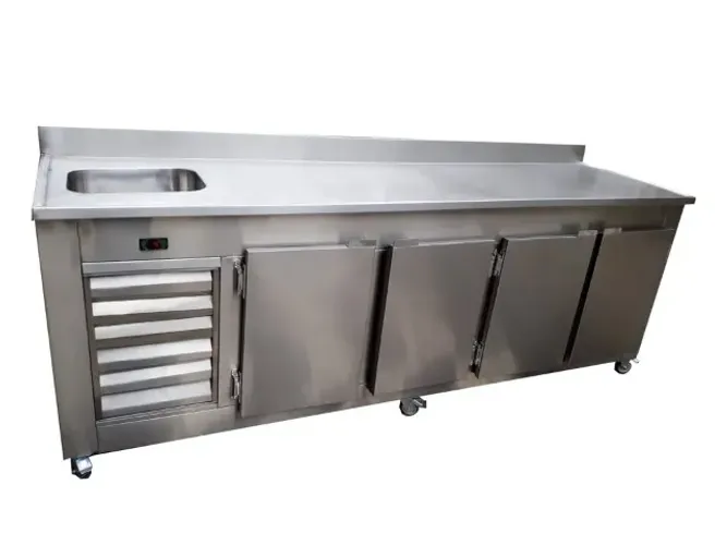 Balcão Refrigerado em inox - qualidade e durabilidade