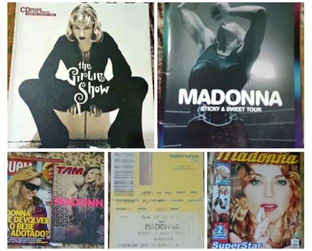 Livros e revistas da Madonna