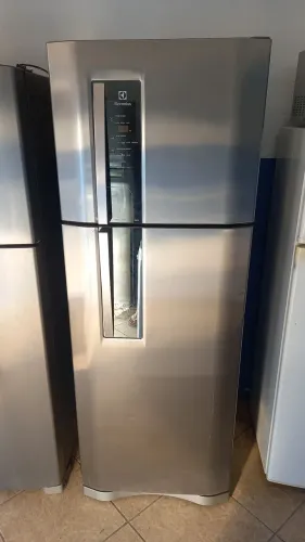 GELADEIRA ELECTROLUX INOX FROST FREE 459 LITROS