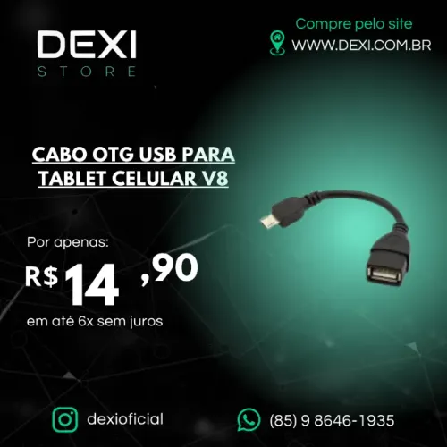 CABO OTG PARA TABLET E CELULAR