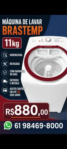 Vendo máquina de lavar Brastemp
