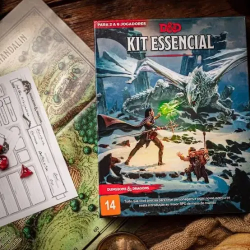 Kit essencial - RPG dungeons and dragons 5.0 PTBR