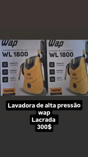 Lavadora de alta pressão lacrada