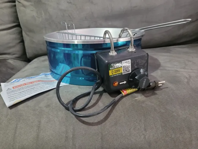 Fritadeira elétrica tipo tacho 5 litros 220 V
