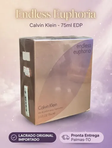 Perfume Endless Euphoria Calvin Klein 75ml EDP Feminino - Original Lacrado (Descontinuado)