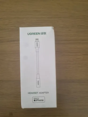 Adaptador de áudio oficial ugreen lightning para Jack de 3.5mm p2 iPhone 7 ao 14