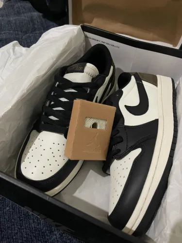 tênis nike air jordan 1 low dark mocha 39