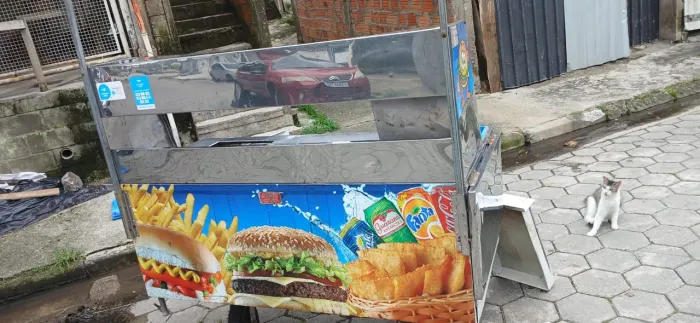 Carrinho de lanche 3em1