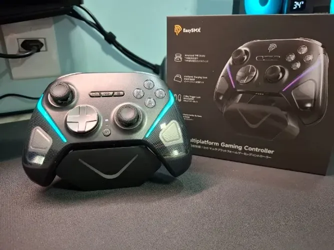 Controle Sem Fio EasySMX D10 TMR + Dock - NOVO
