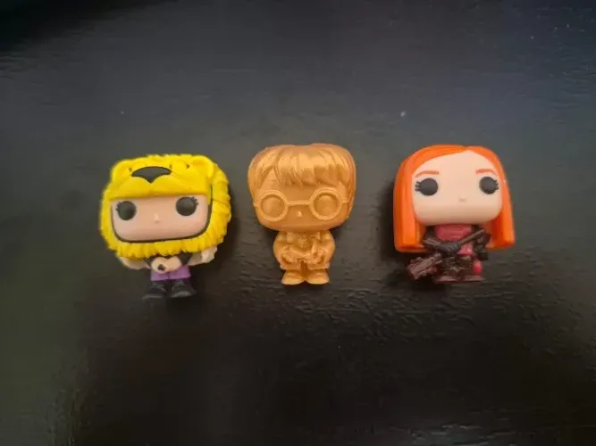 3 Bonecos kinder joy harry potter importado