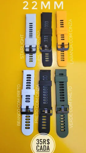 Pulseiras 22mm para Amazfit GtR 2 3 Haylou, Stratos, Active, Garmin