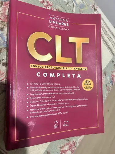 Vendo CLT completa - 2ª fase OAB (46/47) da Aryanna Linhares.