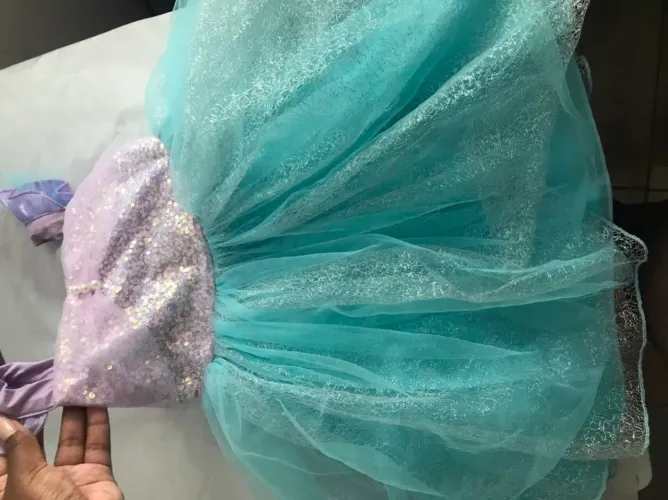 Vestido Sereia Infantil - 1 a 2 anos | Lindo e Conservado