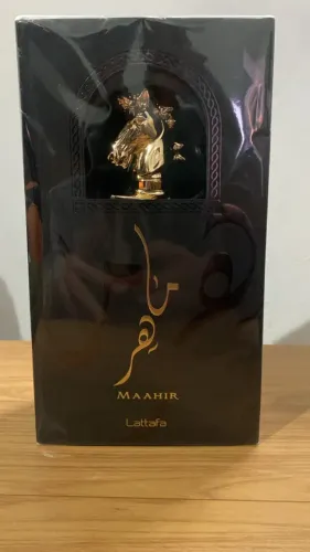 Perfume lattafa maahir gold 100ml - original - lacrado