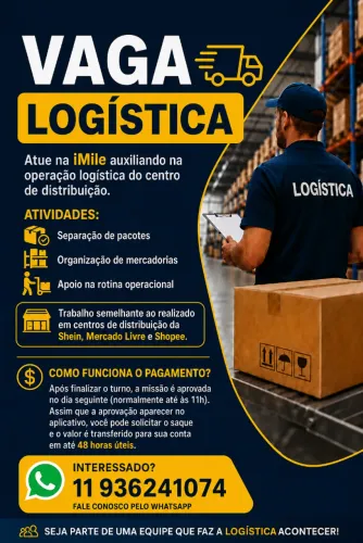 VAGAS PARA *DIÁRISTAS*