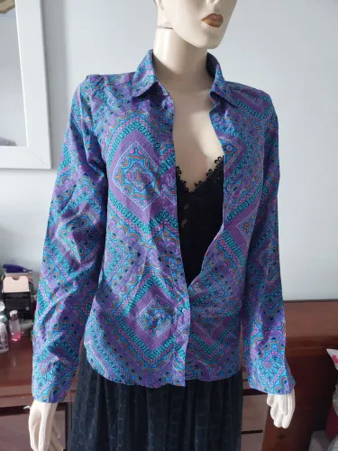 Camisa feminina manga longa