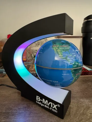 Luminária globo planeta Flutuante 
