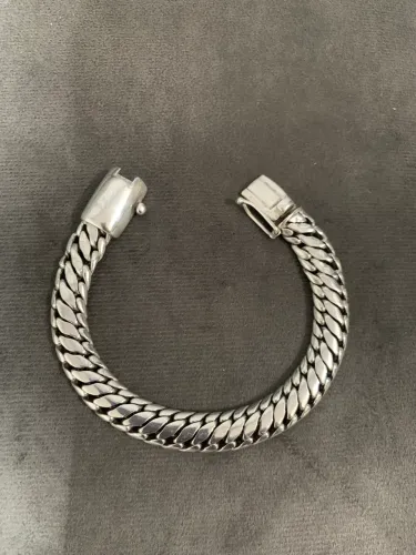 Pulseira de prata rara