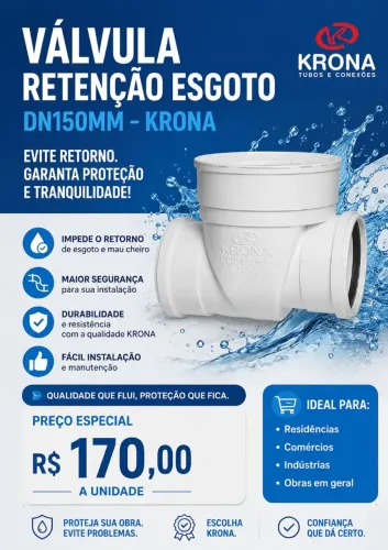 Vendo valvula retenção 150 krona