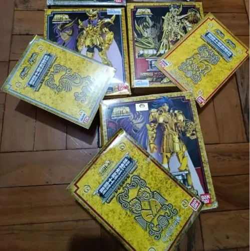 Cavaleiros do zodíaco Cloth Myth - SOMENTE CAIXAS E OBJECTS Gêmeos e Escorpião