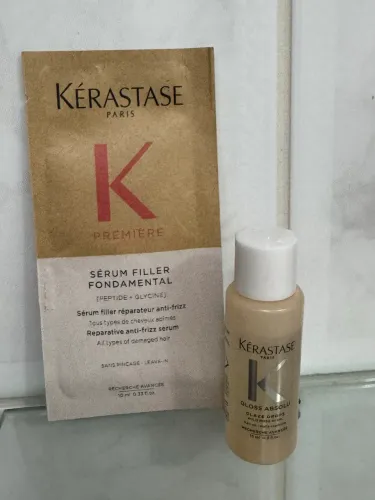 Kit Kérastase óleo Gloss Absolu e sérum filler fondamental