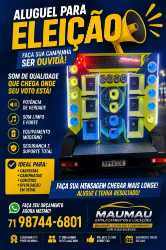 Carrocinha de som paredão 