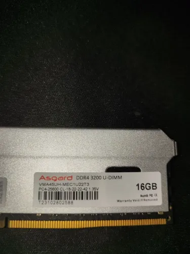 Memória RAM Asgard 16gb