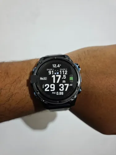 ? GARMIN DESCENT? MK3i 43MM CINZA CARBONO E PRETO | NF + GARANTIA | DE R$ 12.349 POR R$ 5