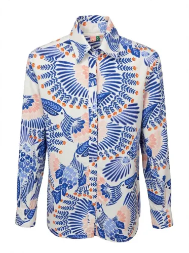 Camisa Feminina da Farm - Tucano em flor