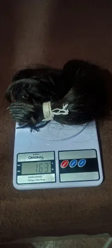 Cabelo humano liso ondulado